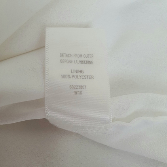 Witchery white lace long sleeve top and camisole set, size 4 - Picture 12 of 12